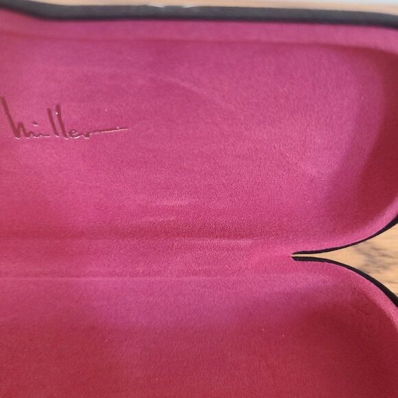 Nicole Miller Hard Shell Hinged Glasses Readers Case Replacement Glasses Case - Picture 14 of 14